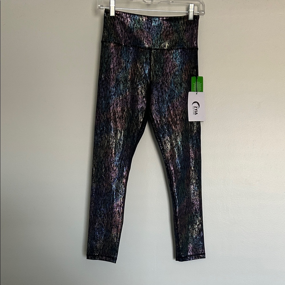Black Vertical Mirage Light N Tight Hi-Rise 7/8 24” RC Zyia leggings